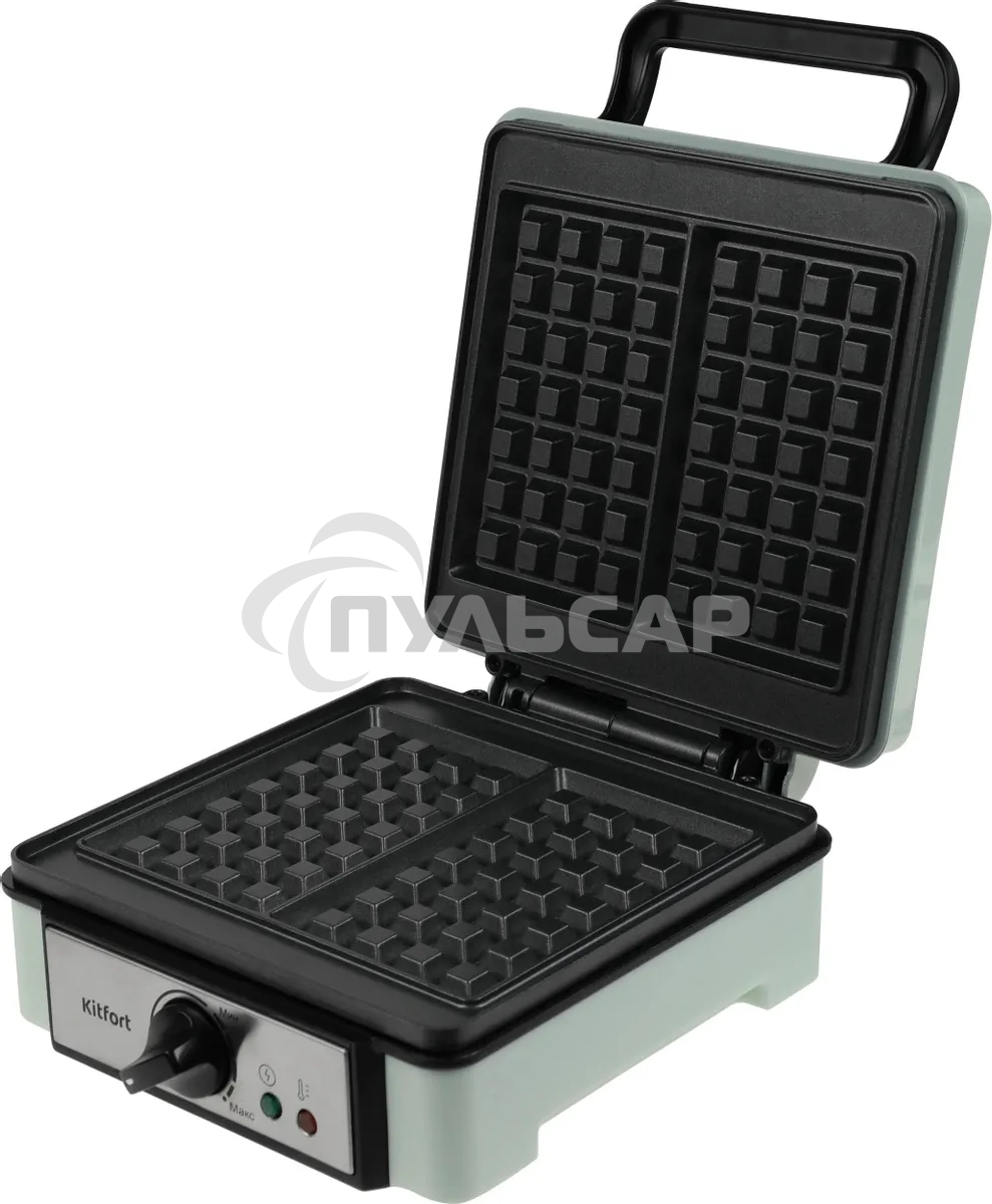 Вафельница Kitfort КТ-1693 1200Вт мятный