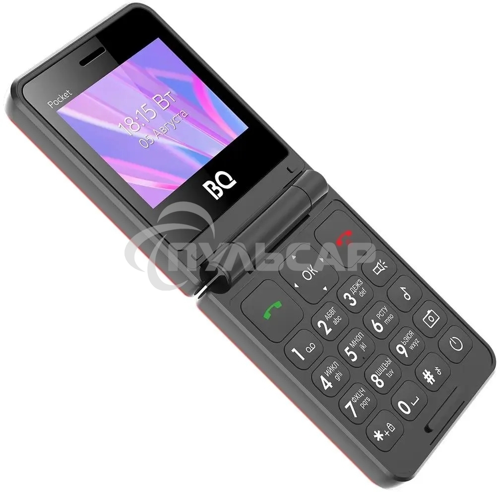 Мобильный телефон BQ 2456 Pocket красный