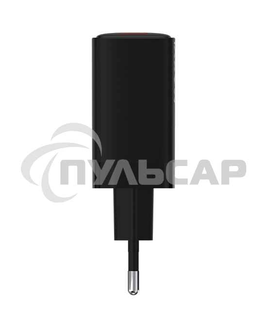 Сетевое зарядное устройство Maxvi SFC-365GN 2xType-C\USB 65W PD QC3.0 черный