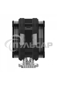 Кулер для процессора Alseye M120D Plus черный, 120 мм, алюминий/медь, 1900 об/мин, 41.2 дБ, 4 pin, 200 Вт, 160 мм