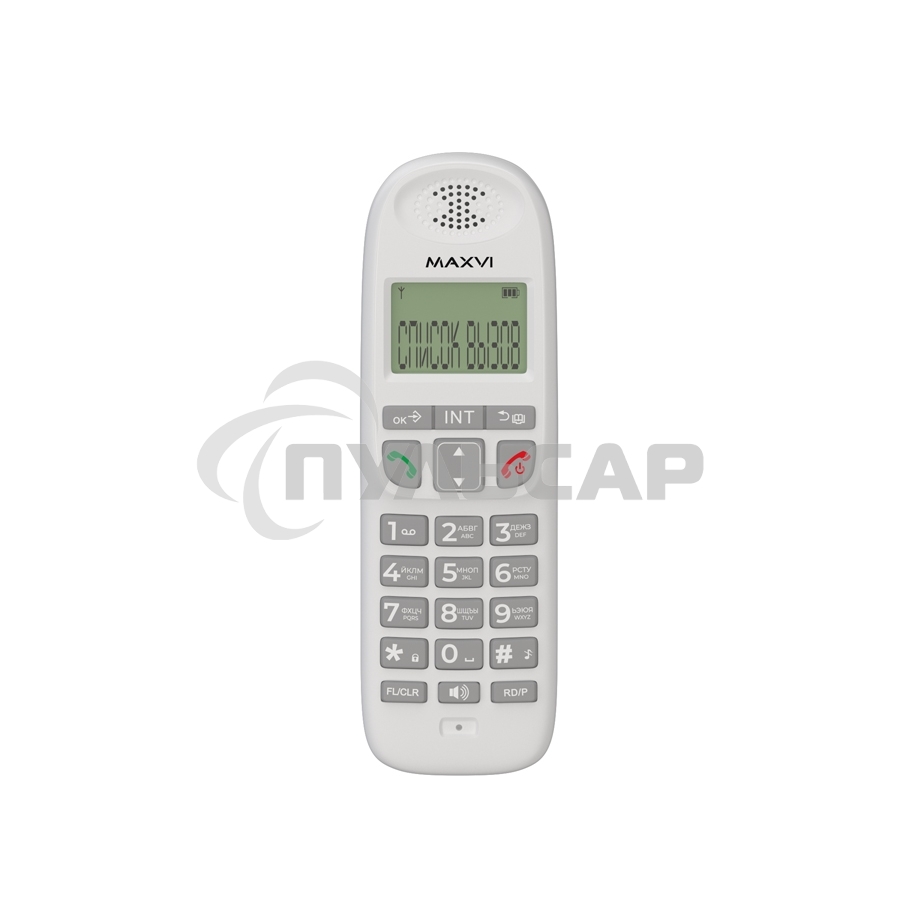 Радиотелефон Maxvi AM-01 white (DECT)