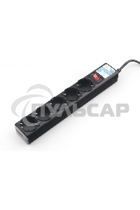 Сетевой фильтр Powercube SPG5-С2 1.9м (5 розеток) черный (коробка)