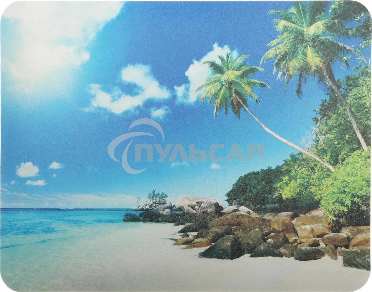 Коврик для мыши Buro BU-M10012 рисунок/пляж