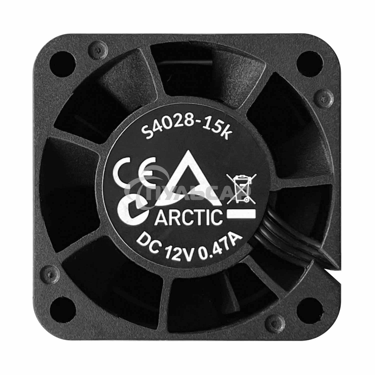 Вентилятор для корпуса Arctic S4028-15K черный, 40 мм, 15000 об/мин, 4 pin