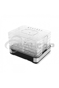 Сушилка для овощей и фруктов BQ FD1003 Black-Steel, Мощность 420 Вт