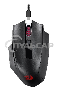 Мышь беспроводная Defender Redragon Woki черный, 26000 dpi, радиоканал, Bluetooth, USB, кнопки - 6