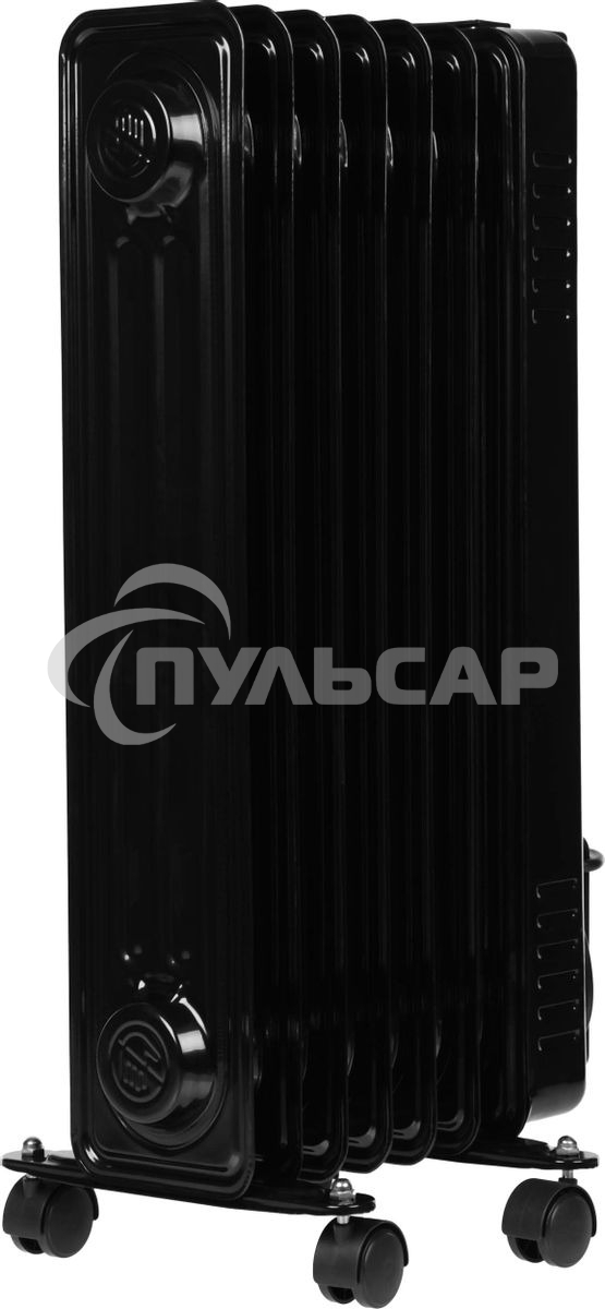 Обогреватель масляный Centek CT-6200 (7 секций) черный, 700/1000/1500Вт, 3 режима, механический термостат