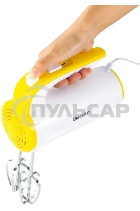Миксер ручной Blackton Bt MX320 белый-желтый, 300 Вт