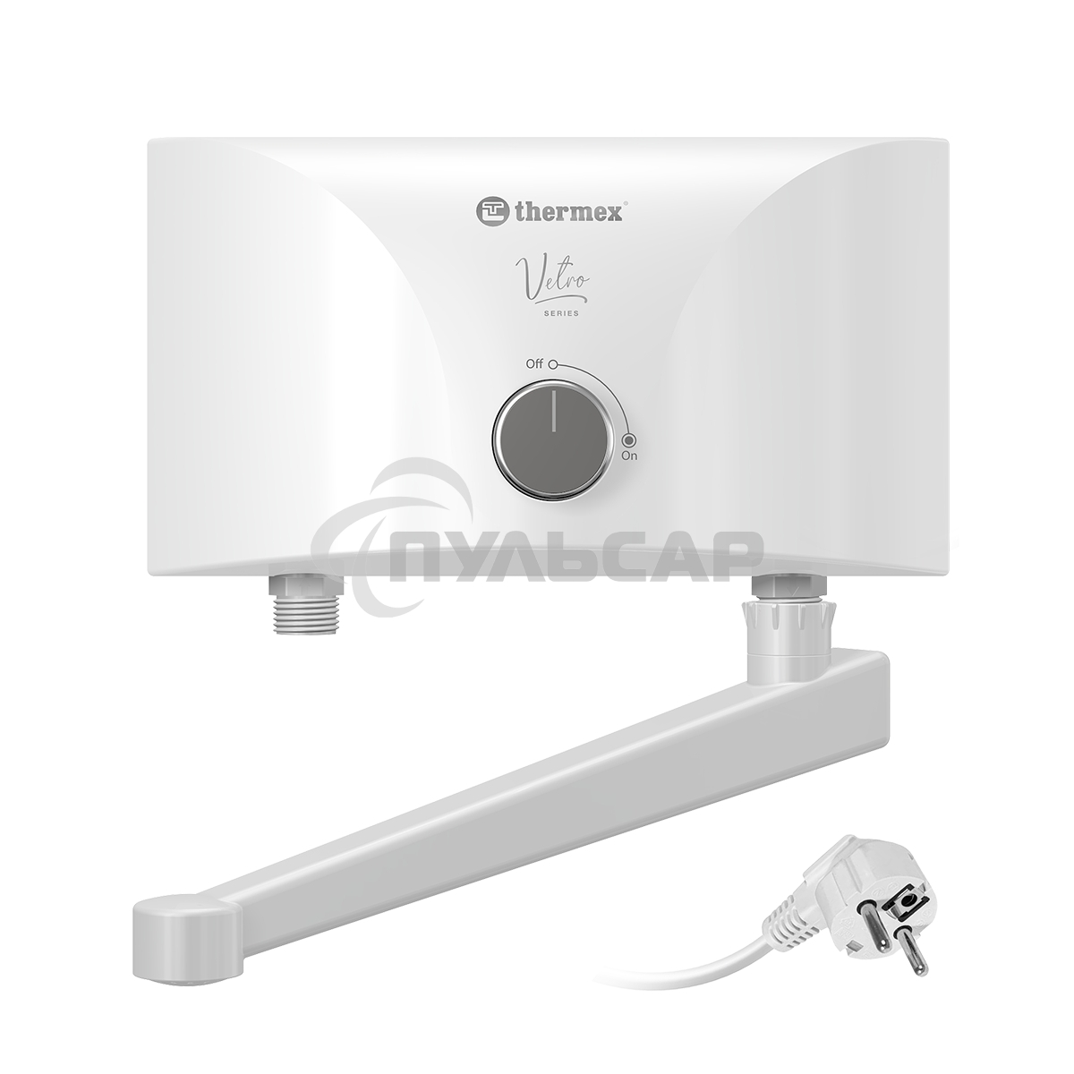 Водонагреватель эл. проточный Thermex Vetro 3500 tap