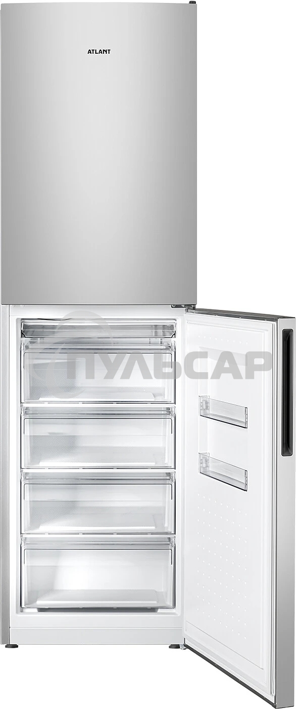 Холодильник Atlant ХМ 4623-181 серебристый двухкамерный 182/159л морозилка снизу