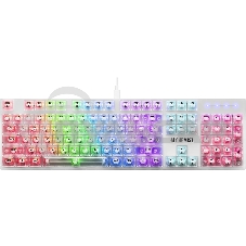 Клавиатура проводная механическая Defender Alchemist GK-000 RU,прозрач,104кн+FN,радуж,1.5м_1