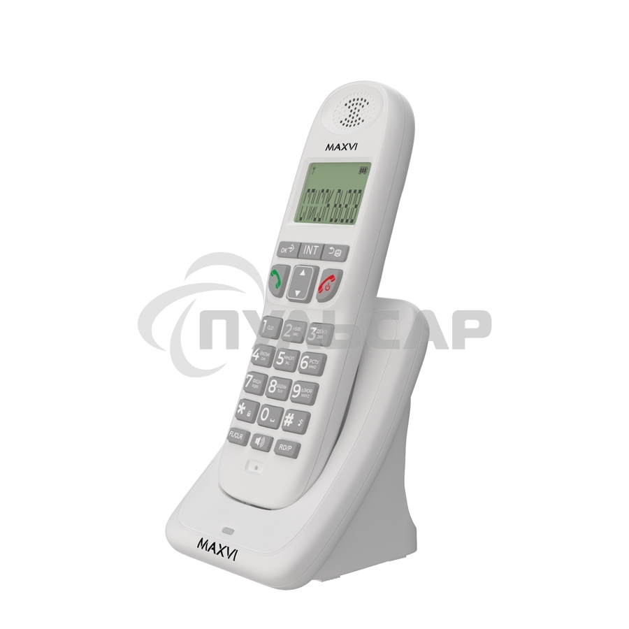 Радиотелефон Maxvi AM-01 white (DECT)