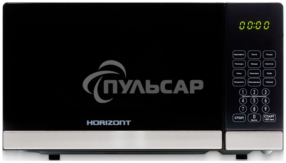 Микроволновая печь Horizont 20L SOLO черный HSD202B 700W