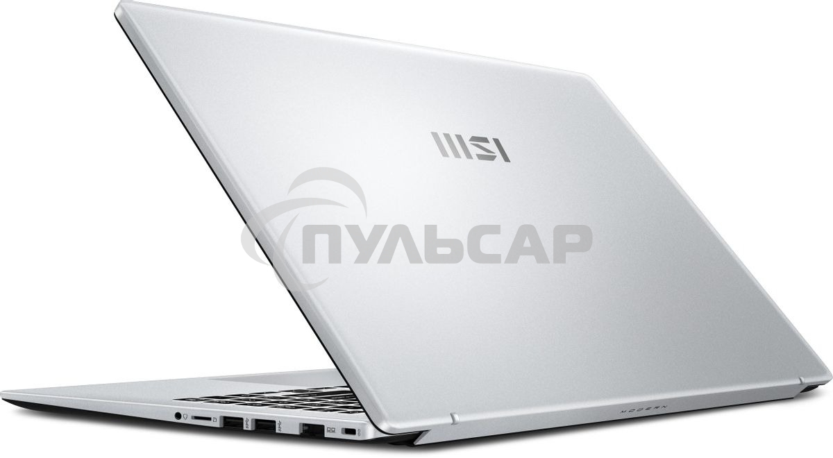 Ноутбук MSI Modern 15 F1MG-801XRU серебристый Intel Core 5 120U/16Gb/SSD 512Gb/15.6