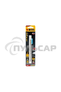 Сверло спиральное по металлу Denzel 4,2 х 119 мм, Р6М5, Golden Tip, удлиненное