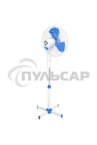 Вентилятор напольный Maxvi FS1645 white-blue