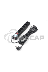 Сетевой фильтр Powercube SPG5-С2 1.9м (5 розеток) черный (коробка)