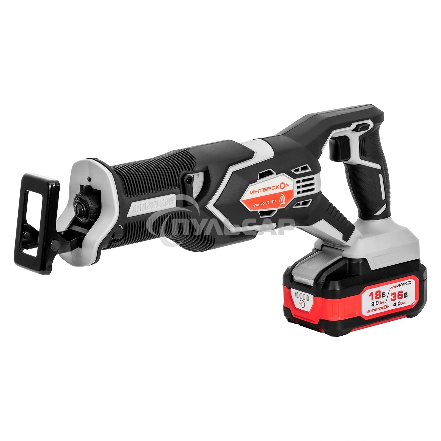 Бесщеточная аккумуляторная ножовочная пила Интерскол НПА-200/36ВЭ 818.2.2.70