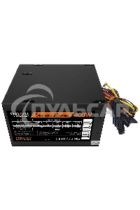 Блок питания Ginzzu SA400, 400Вт, 80мм, черный