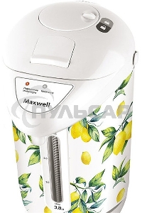 Термопот Maxwell MW-1756, белый/рисунок