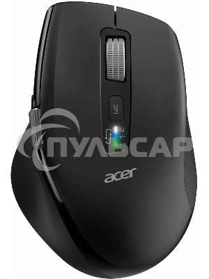 Мышь беспроводная Acer OMR406 черный, 4800 dpi, радиоканал, Bluetooth, USB, кнопки - 8