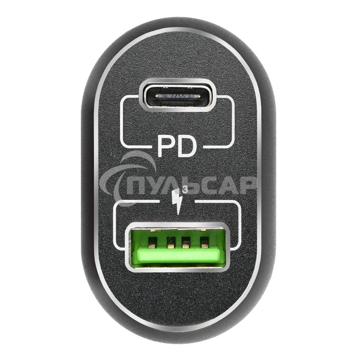 Автомобильное ЗУ ACD ACD-С632P-V1B 63Вт, 2xUSB 1PD+1QC, 3.6~20В/3А RTL