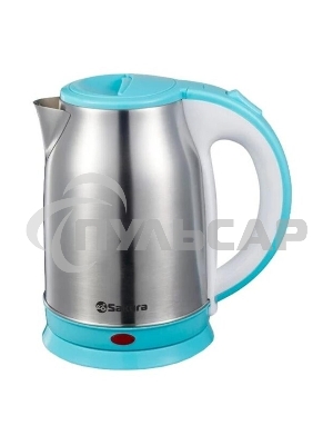 Чайник электрический Sakura SA-2147BL (1.8) нерж+голуб д