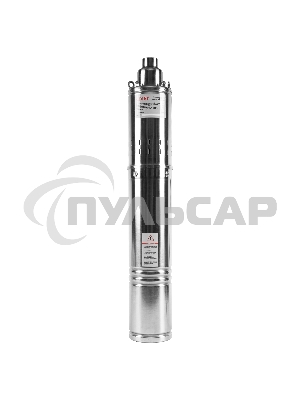 Насос скважинный винтовой 1000Вт, производительность 50л/мин, СТАВР 4-НСВ-105/1000, высота подъема 105м, давление 10.5 бар, глубина погружения 70м, максимальный размер частиц 2мм, внешний диаметр (с кожухом) 99мм, диаметр выходного патрубка G 1', длина ка