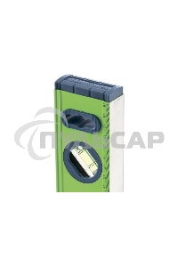 Уровень алюминиевый СИБРТЕХ УСМ-0,5-300, фрезерованный, 3 глазка, магнитный, 300 мм 34111