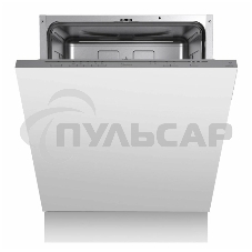 Встраиваемая посудомоечная машина Midea MID60S100i (загрузка на 12 комплектов посуды, электронное управление, 5 программ, 59.8×55×82 см, нержавеющая сталь, сушка: активная конденсация, половинная загрузка, индикация на полу: нет)