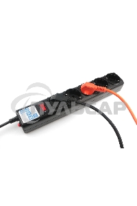 Сетевой фильтр Powercube SPG5-С2 1.9м (5 розеток) черный (коробка)