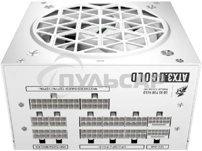 Блок питания 1STPLAYER NGDP HA-850BA4-WH, 850Вт, 80 PLUS Gold, 120мм, модульный, белый