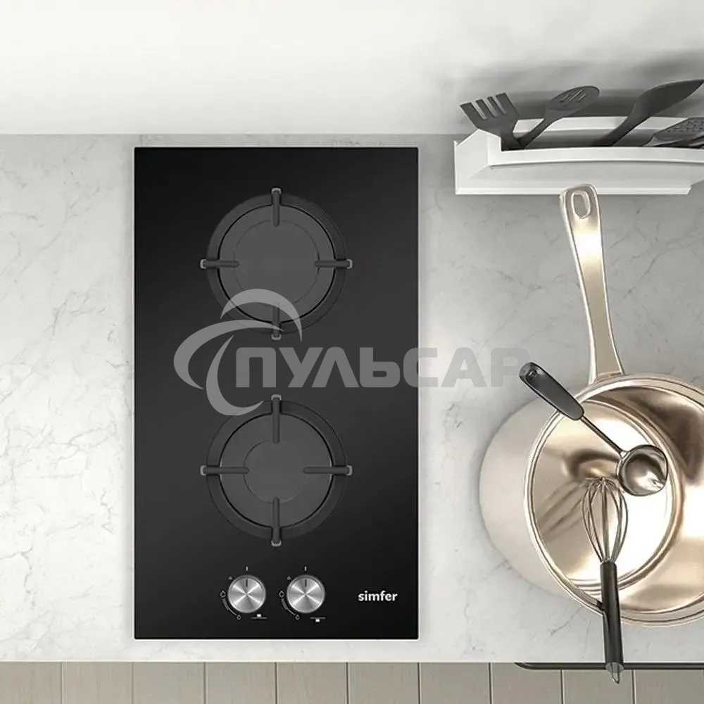 Газовая варочная панель Simfer H30N20B416 независимая, черный