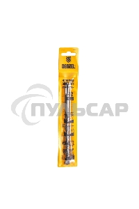 Бур по бетону Denzel двойная спираль, Cobalt W-tip, 12x160 мм, SDS PLUS