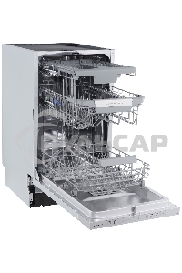 Встраиваемая посудомоечная машина Zigmund & Shtain DW 306.4, серый, 44.8 см, 10 компл., 49 дБ, класс A+++