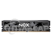 Оперативная память Apacer Nox, DDR5, 16Gb (1x16 Gb), 6000 MHz, CL40, DIMM, радиатор, черный