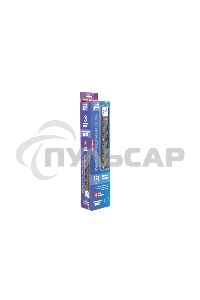 Сетевой фильтр Powercube SPG5-С2 1.9м (5 розеток) черный (коробка)