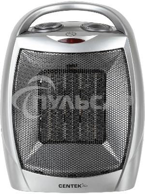 Тепловентилятор Centek CT-6020 серый, 750/1500 Вт, 15 м2, термостат