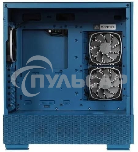 Компьютерный корпус Montech SKY TWO MOROCCO голубой без БП ATX 4x120мм 2xUSB3.0 1xUSB3.1 audio bott PSU