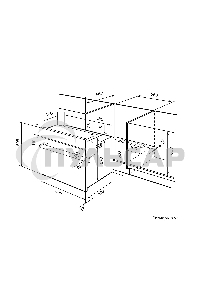 Духовой шкаф электрический LEX EDM 1002 ONE WH белый