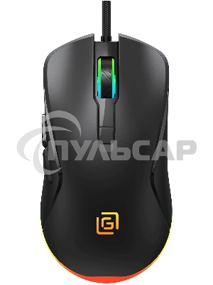 Мышь проводная Oklick 750G черный, 7200 dpi, USB, кнопки - 5