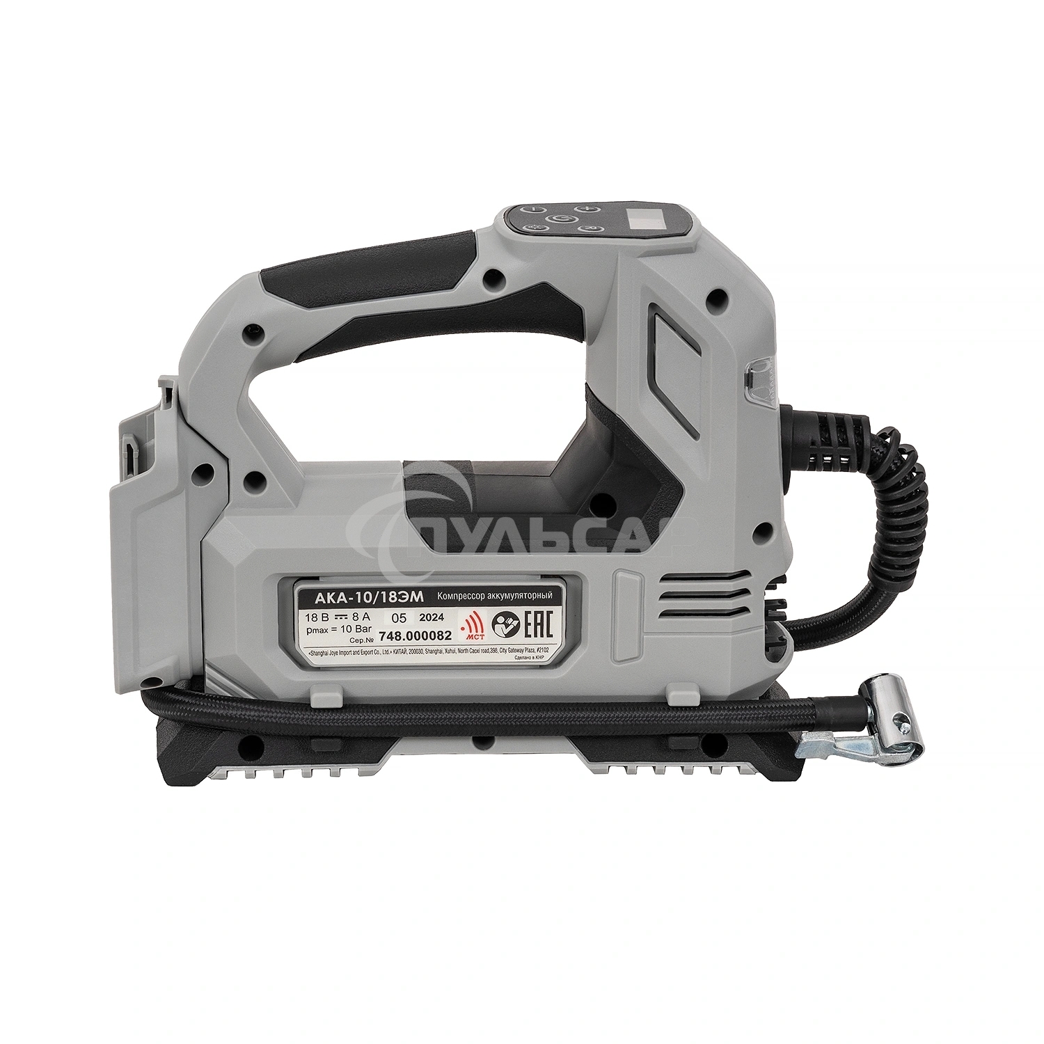 Аккумуляторный компрессор Интерскол АКА-10/18ЭМ 748.0.0.70