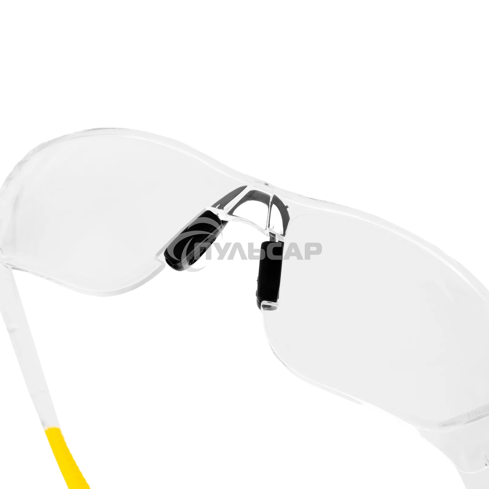 Очки защитные Denzel открытые, поликарбонатные, прозрачная линза