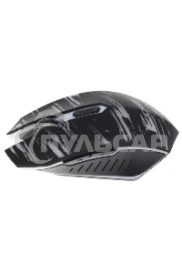 Мышь беспроводная Qumo Edge M17 черный, 2400 dpi, радиоканал, USB, кнопки - 6