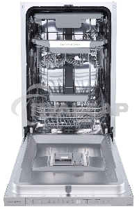 Встраиваемая посудомоечная машина Zigmund & Shtain DW 306.4, серый, 44.8 см, 10 компл., 49 дБ, класс A+++