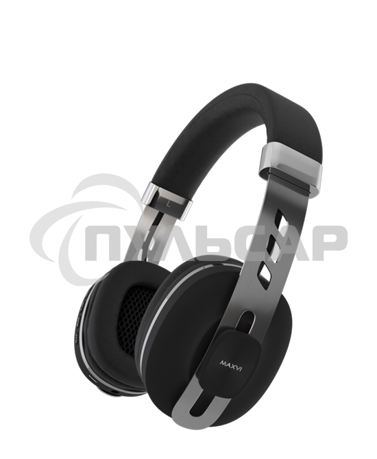 Беспроводные полноразмерные наушники Maxvi MHF-202BT черные, Bluetooth 5.3\FM\MP3\300мАч\микрофон