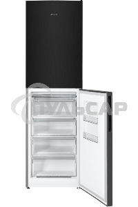 Холодильник Atlant ХМ-4623-151 черный металлик двухкамерный 182/159л морозилка снизу