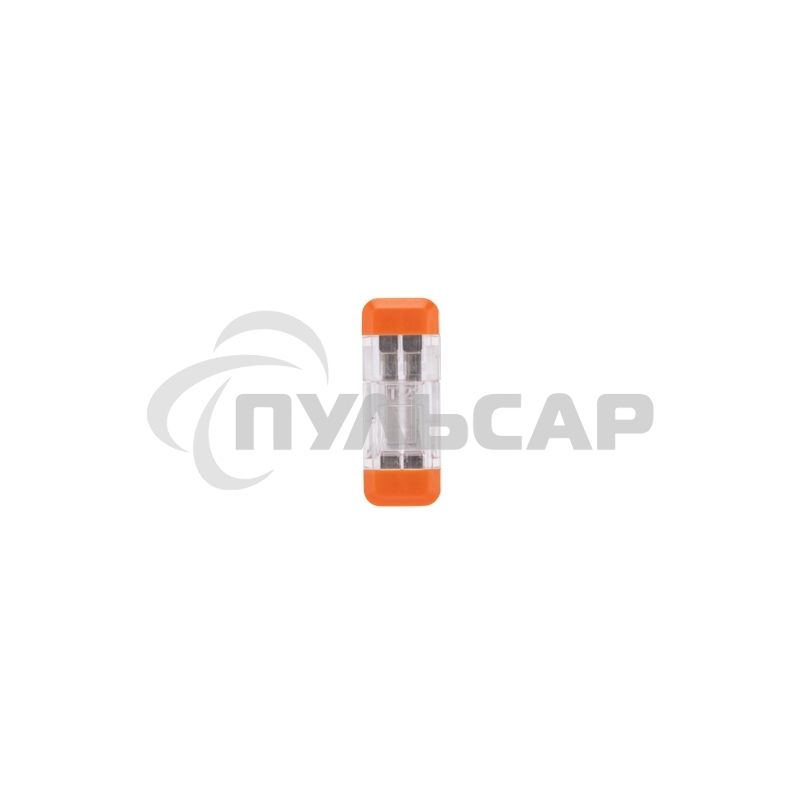 Экспресс-клемма Rexant СМК 2273-202R проходная разъемная 2 полюса 0,5-2,5мм² (50 шт/уп)