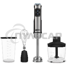 Блендер погружной Rondell 1300-RE-01, 1200Вт, серебристый