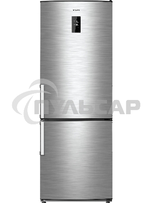 Холодильник Atlant ХМ-4524-040-ND нержавеющая сталь двухкамерный 271/100л морозилка снизу, No Frost